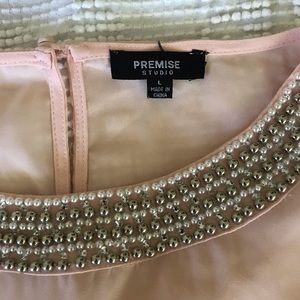 Premise Tops - Gorgeous LT pink blouse Premise Tops - Gorgeous LT pink blouse
